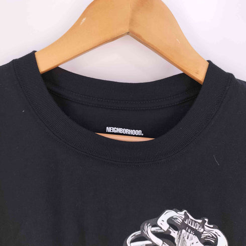 ネイバーフッド NEIGHBORHOOD TEE LS-17 グラフィック ラバープリント ロングスリーブTシャツ メンズ JPN:L