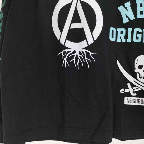 ネイバーフッド NEIGHBORHOOD TEE LS-17 グラフィック ラバープリント ロングスリーブTシャツ メンズ JPN:L