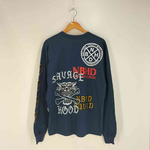 ネイバーフッド NEIGHBORHOOD TEE LS-17 グラフィック ラバープリント ロングスリーブTシャツ メンズ JPN:S