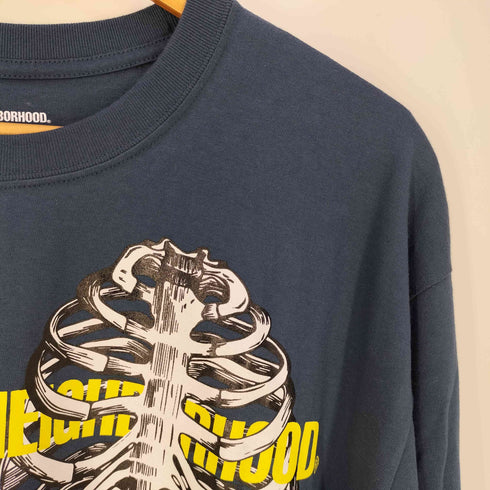 ネイバーフッド NEIGHBORHOOD TEE LS-17 グラフィック ラバープリント ロングスリーブTシャツ メンズ JPN:S