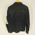 ザラマン ZARA MAN ダメージ加工 スタッズ デザイン ブラック デニム トラッカー ジャケット メンズ import:L