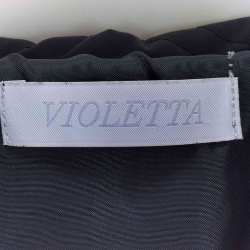 violetta ケープカラーキルティングロングコート レディース JPN:M