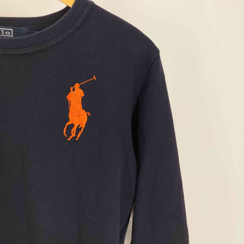 ポロバイラルフローレン Polo by RALPH LAUREN CUSTOM FIT ビッグポニー 刺繍 3 ナンバリング クルーネック スウェット メンズ import:S