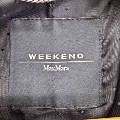 ウィークエンドマックスマーラ Weekend Max Mara アルパカ モヘア ベルテッドショートコート レディース US 2