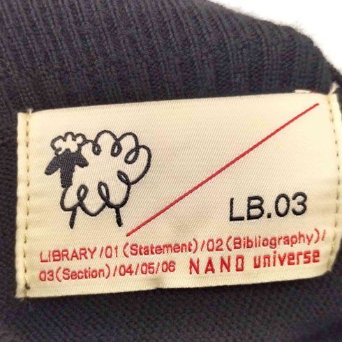 ナノユニバース NANO universe 毛玉レスニット ファインゲージタートルネック メンズ JPN:XL