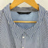 ザラ ZARA Orversized Docking Stripe Shirts オーバーサイズ クレイジー ドッキング ストライプ シャツ ユニセックス レディース import:L