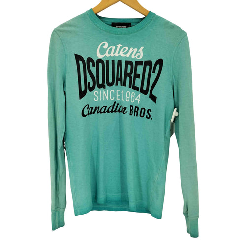 ディースクエアード DSQUARED2 製品染めプリントクルーネック メンズ import:XS