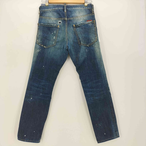 ディースクエアード DSQUARED2 Cool guy jean ダメージ リペア 加工 ダブルウエスト デニム パンツ メンズ 42
