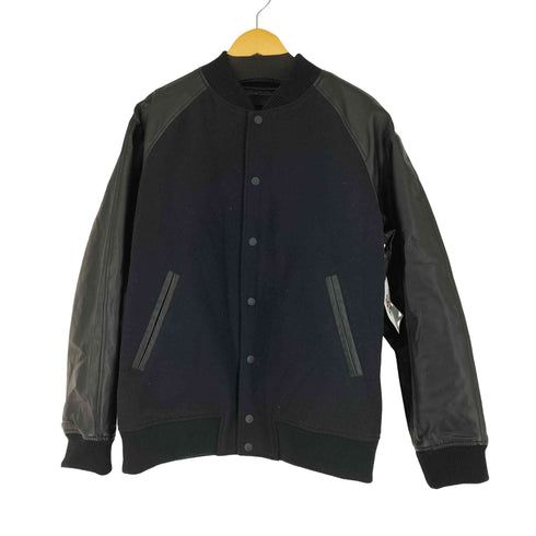 ユニクロ UNIQLO ネオレザースタジアムジャンパー メンズ JPN:XL