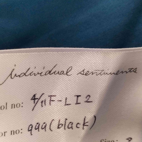 インディビジュアルセンチメント individual sentiments 素材切替カットオフパンツ メンズ JPN:2