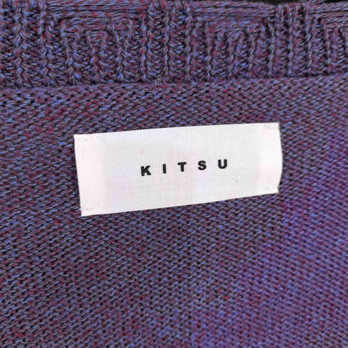 KITSU ダメージ加工 クルーネックニット レディース JPN:L