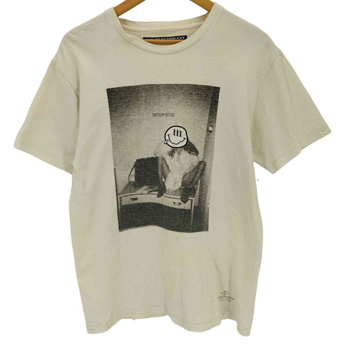 ゴッドセレクショントリプルエックス GOD SELECTION XXX クルーネックフォトプリントTシャツ メンズ