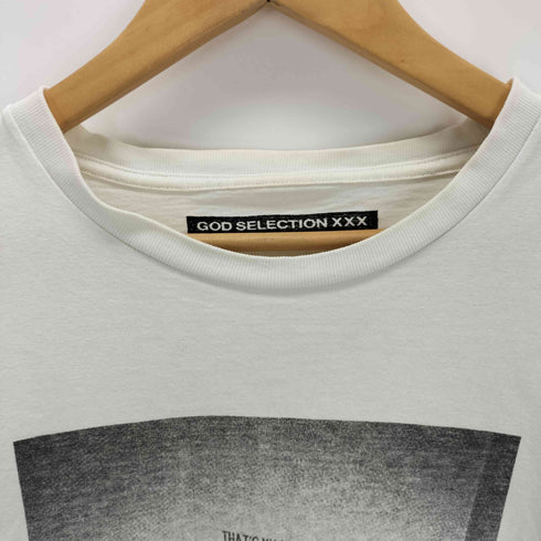 ゴッドセレクショントリプルエックス GOD SELECTION XXX クルーネックフォトプリントTシャツ メンズ