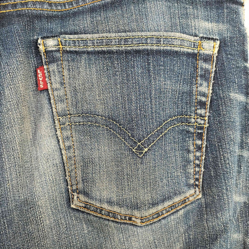 リーバイス Levis 510 スキニーフィット ダメージテーパードジーンズ レディース 28
