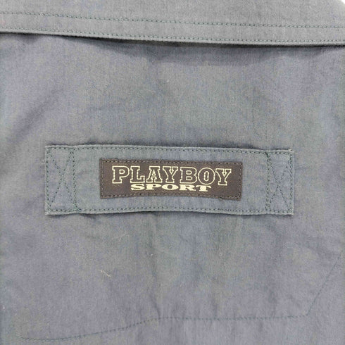 プレイボーイ PLAYBOY 80-90s ロゴ刺繍 ラグラン スウィングトップ メンズ import:L