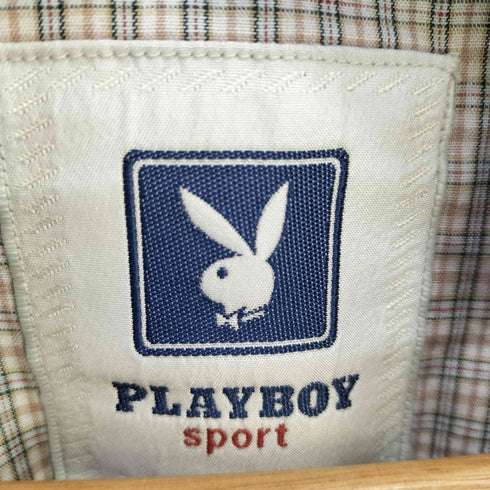 プレイボーイ PLAYBOY 80-90s ロゴ刺繍 ラグラン スウィングトップ メンズ import:L