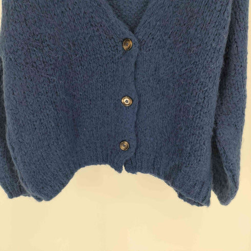 トリコジャンマルク TRICOTS JEAN MARC フランス製 Pull Gilet Cosyr モヘヤ 混 シャギー ニット カーディガン レディース