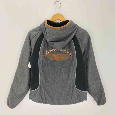 ハーレーダビッドソン HARLEY-DAVIDSON 刺繍ジップアップパーカー メンズ JPN:S
