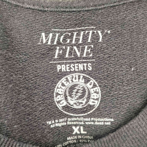 MIGHTY FINE フロントプリントクルーネックスウェット メンズ JPN:XL