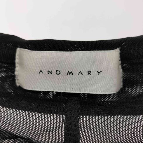 AND MARY シースルー 変形カーディガン レディース
