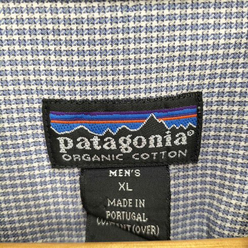 パタゴニア patagonia 千鳥格子L/Sコットンシャツ メンズ JPN:XL