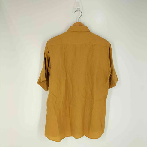アニエスベーオム Agnes b.homme フランス製 リネン ビッグカラーシャツ メンズ 42