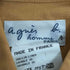 アニエスベーオム Agnes b.homme フランス製 リネン ビッグカラーシャツ メンズ 42