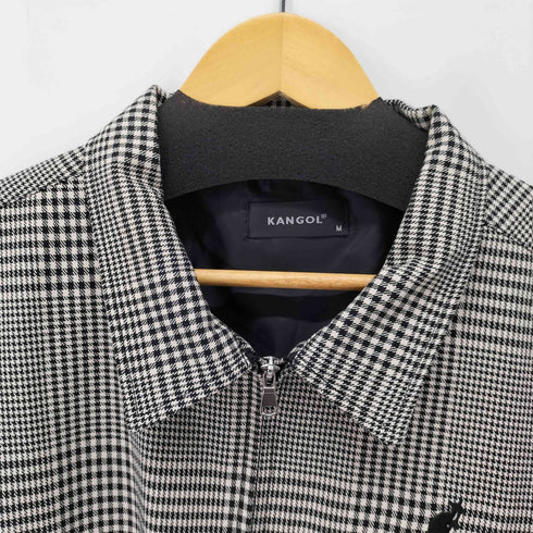 カンゴール KANGOL ジップアップチェックジャケットセットアップ メンズ import:M