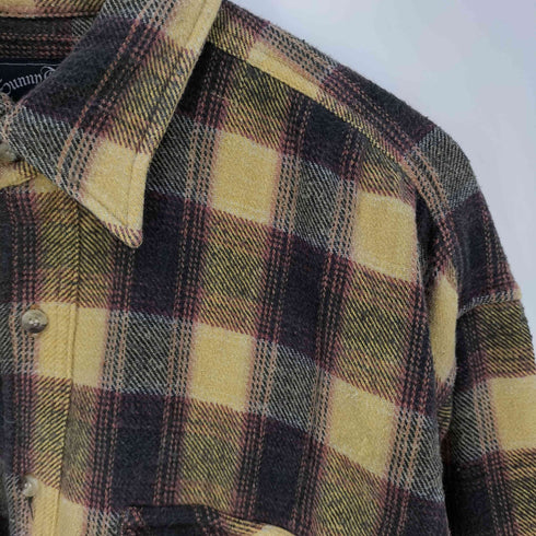 Sunny Town OUTDOOR LIFE Watchers コットン チェックネルシャツ メンズ import:M