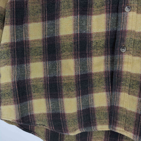 Sunny Town OUTDOOR LIFE Watchers コットン チェックネルシャツ メンズ import:M