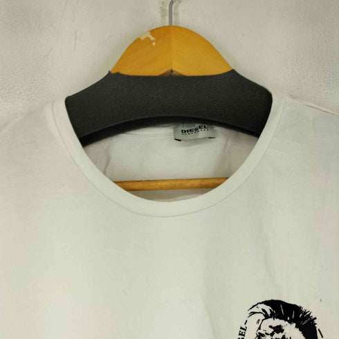 ディーゼル DIESEL フロントロゴカットソー メンズ