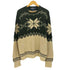 ポロバイラルフローレン Polo by RALPH LAUREN 90s HAND KNIT 雪柄 コットンリネンニット メンズ import:XL