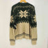 ポロバイラルフローレン Polo by RALPH LAUREN 90s HAND KNIT 雪柄 コットンリネンニット メンズ import:XL