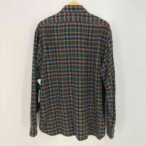 ポロバイラルフローレン Polo by RALPH LAUREN 90s REGENT イタリア製 コットンチェックシャツ メンズ import:XL