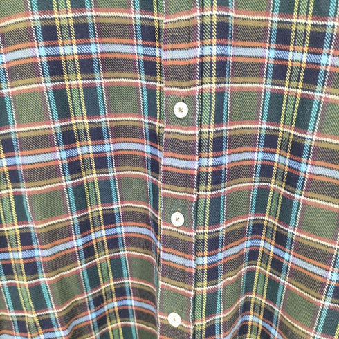 ポロバイラルフローレン Polo by RALPH LAUREN 90s REGENT イタリア製 コットンチェックシャツ メンズ import:XL