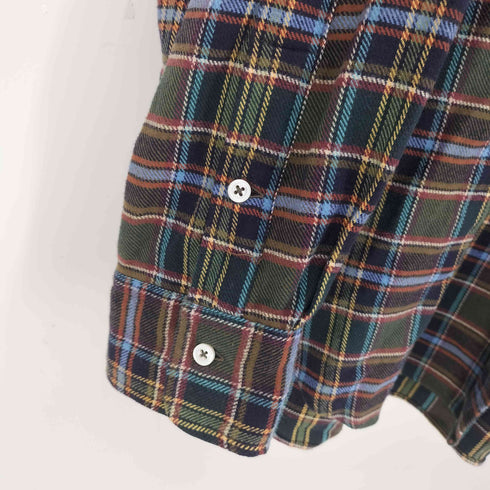 ポロバイラルフローレン Polo by RALPH LAUREN 90s REGENT イタリア製 コットンチェックシャツ メンズ import:XL
