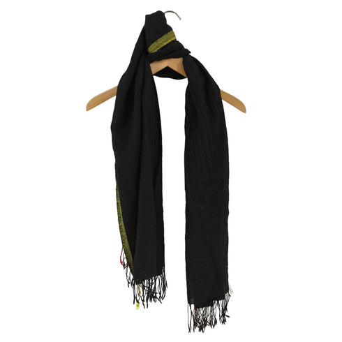 ヨウジヤマモトプールオム Yohji Yamamoto POUR HOMME ウール フリンジストール メンズ