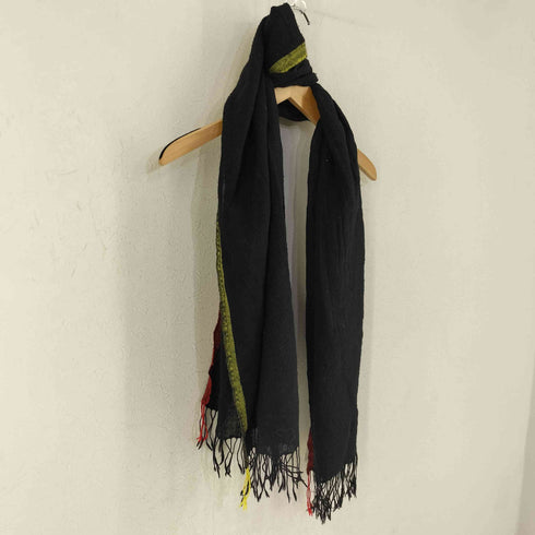 ヨウジヤマモトプールオム Yohji Yamamoto POUR HOMME ウール フリンジストール メンズ
