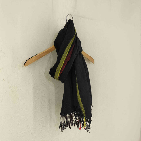 ヨウジヤマモトプールオム Yohji Yamamoto POUR HOMME ウール フリンジストール メンズ