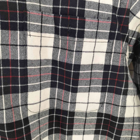 ポロスポーツラルフローレン POLO SPORT RALPH LAUREN 90s オープンカラー ウールチェックシャツ メンズ LL