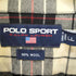 ポロスポーツラルフローレン POLO SPORT RALPH LAUREN 90s オープンカラー ウールチェックシャツ メンズ LL