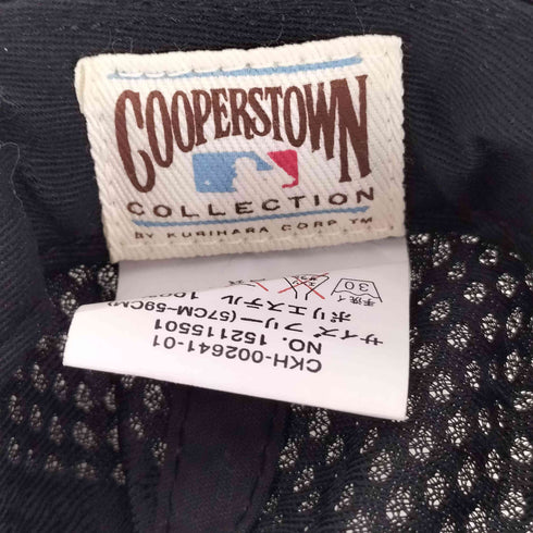 クーパーズタウン COOPERSTOWN NY刺繍 メッシュキャップ メンズ