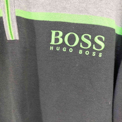 ヒューゴボス HUGO BOSS ハーフジップ ハイネック ニットプルオーバー メンズ XXL