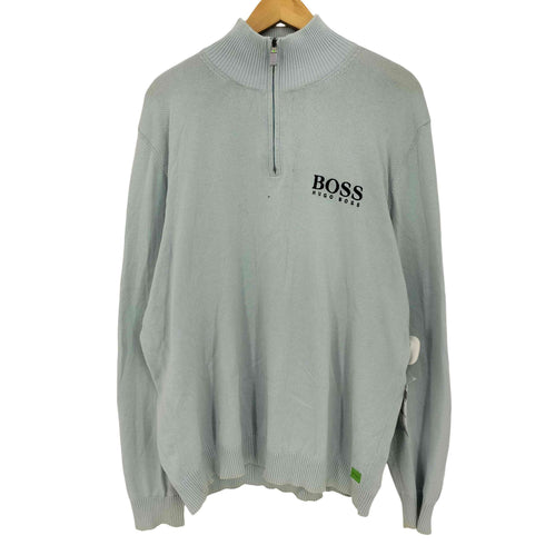 ヒューゴボス HUGO BOSS ハーフジップ ハイネック ニットプルオーバー メンズ XXL