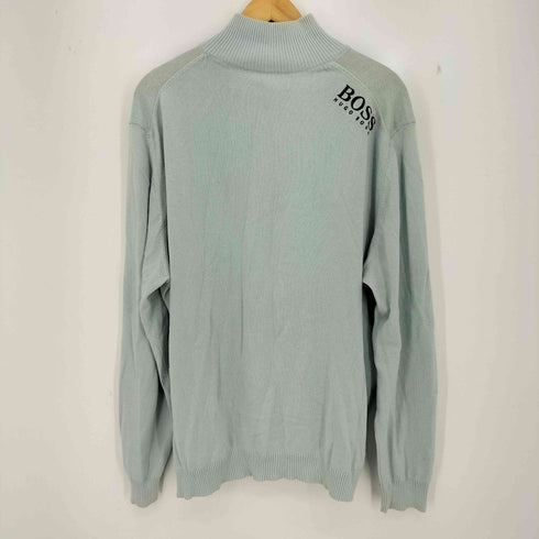 ヒューゴボス HUGO BOSS ハーフジップ ハイネック ニットプルオーバー メンズ XXL