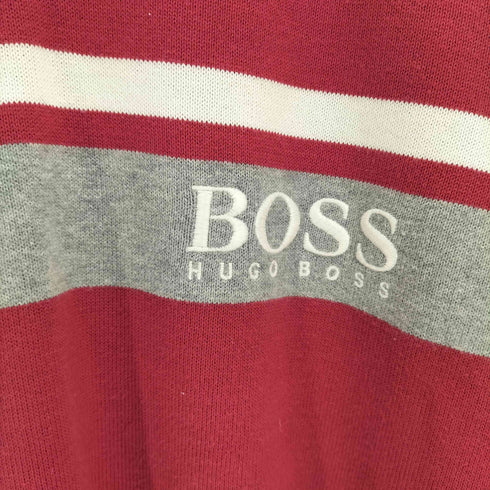 ヒューゴボス HUGO BOSS ロゴ刺繍 Vネックニット メンズ XL