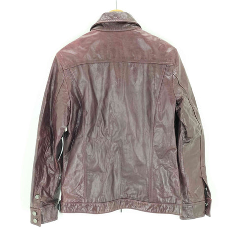 a.s.m レザージップシャツジャケット メンズ EUR:54