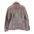 a.s.m レザージップシャツジャケット メンズ EUR:54