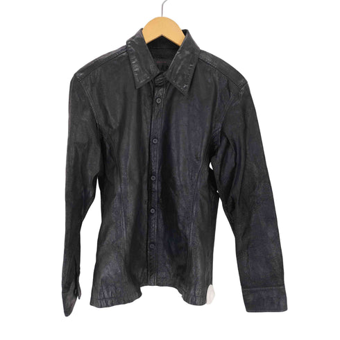 ヨウジヤマモトダーバン アール Yohji Yamamoto DURBAN A.A.R ピッグレザーシャツ メンズ JPN:M