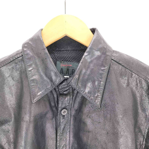 ヨウジヤマモトダーバン アール Yohji Yamamoto DURBAN A.A.R ピッグレザーシャツ メンズ JPN:M